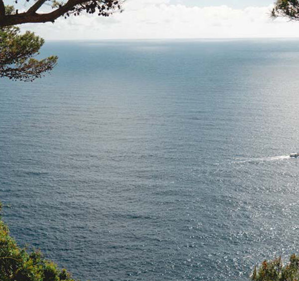 Ferry passagers assurant la liaison entre Naples et Capri.