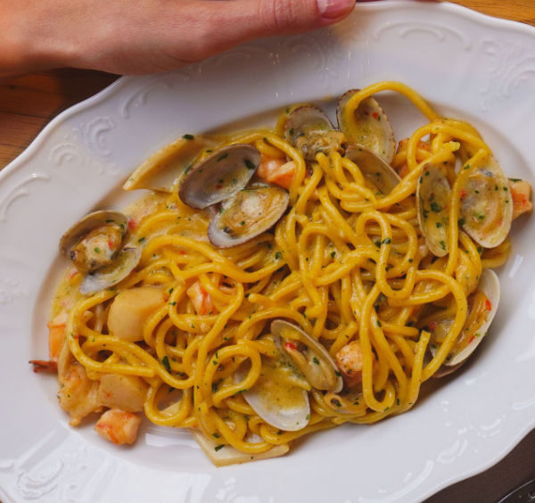 Scialatielli aux fruits de mer de Amalfi